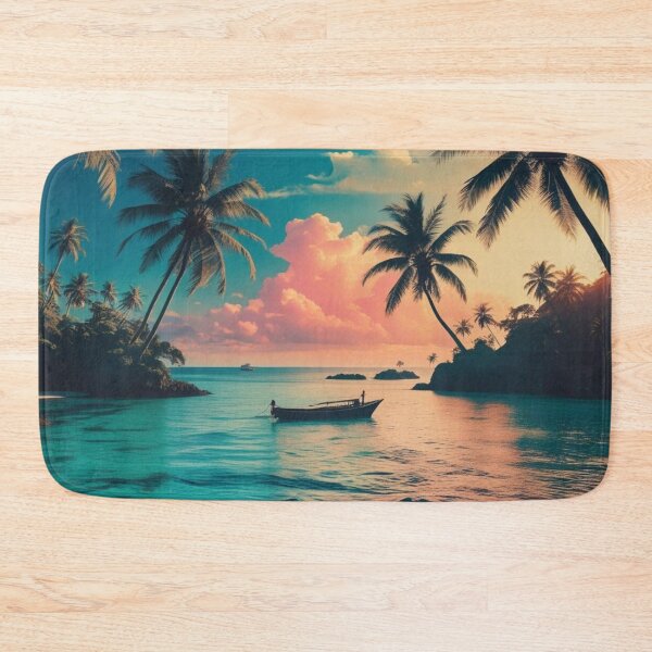 Item preview, Tropical Paradise Boat Ride at Sunset designed and sold by Uniquely Yours.