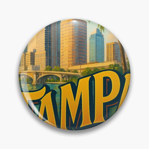 Item preview, Tampa Waterfront with Palm Trees, Florida designed and sold by Aryabek.