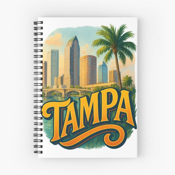 Item preview, Tampa Waterfront with Palm Trees, Florida designed and sold by Aryabek.