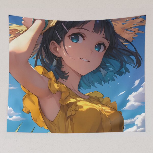 Item preview, Kirigaya Suguha Sword Art Online Anime Sunlit Summer Smile designed and sold by earlobejerk.