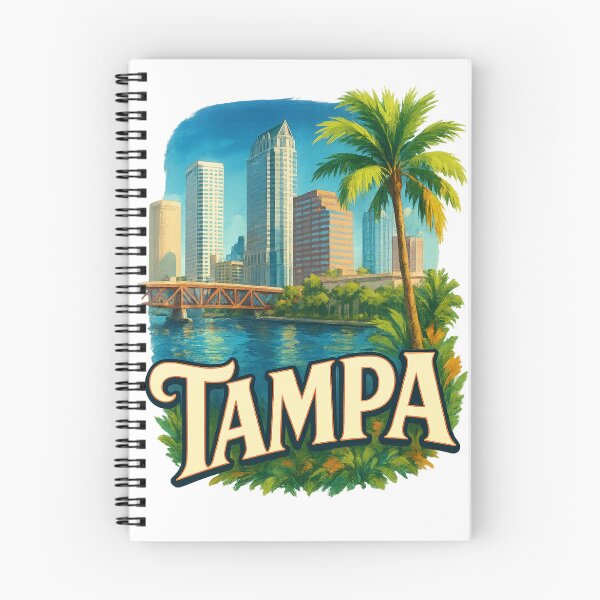 Item preview, Tampa Cityscape with Waterfront Bridge, Florida designed and sold by Aryabek.