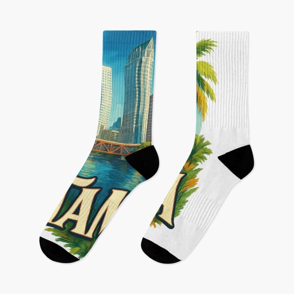 Item preview, Tampa Cityscape with Waterfront Bridge, Florida designed and sold by Aryabek.