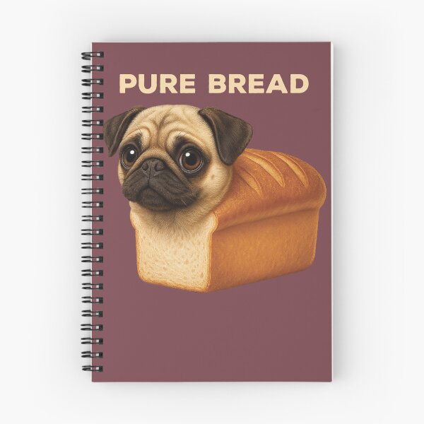 Item preview, Funny Pure Bread Cute Pug Loaf Dog Rolling Fatties designed and sold by d247.