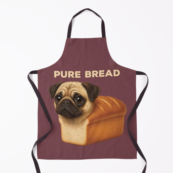 Item preview, Funny Pure Bread Cute Pug Loaf Dog Rolling Fatties designed and sold by d247.
