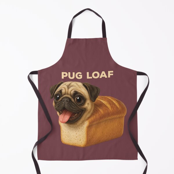 Item preview, Funny Pure Bread Cute Pug Loaf Dog Rolling Fatties designed and sold by d247.