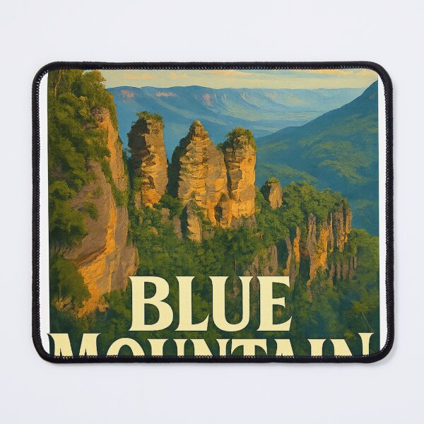 Item preview, Three Sisters Rock Formation, Blue Mountain National Park, Australia designed and sold by Aryabek.