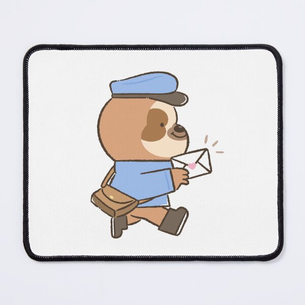 Item preview, Cute Postman Sloth Delivering Letters designed and sold by monstyplanet.
