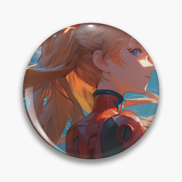 Item preview, Asuka Langley Soryu Neon Genesis Evangelion Anime Fiery Pilot designed and sold by earlobejerk.
