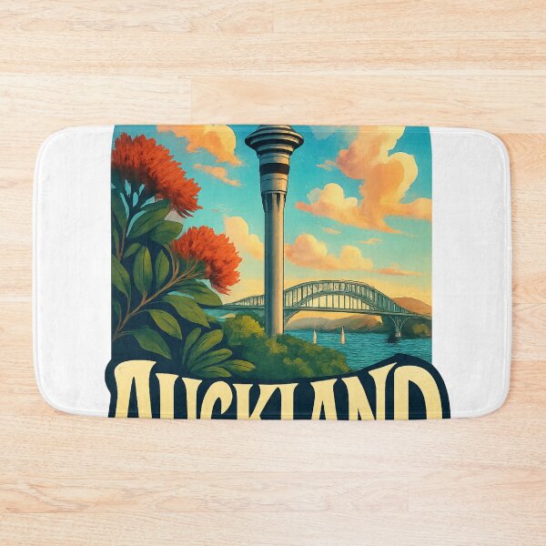 Item preview, Auckland Sky Tower and Harbour Bridge, New Zealand designed and sold by Aryabek.