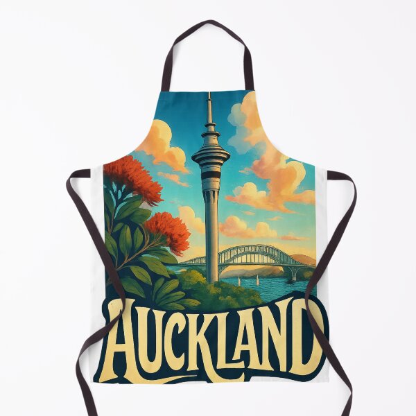 Item preview, Auckland Sky Tower and Harbour Bridge, New Zealand designed and sold by Aryabek.