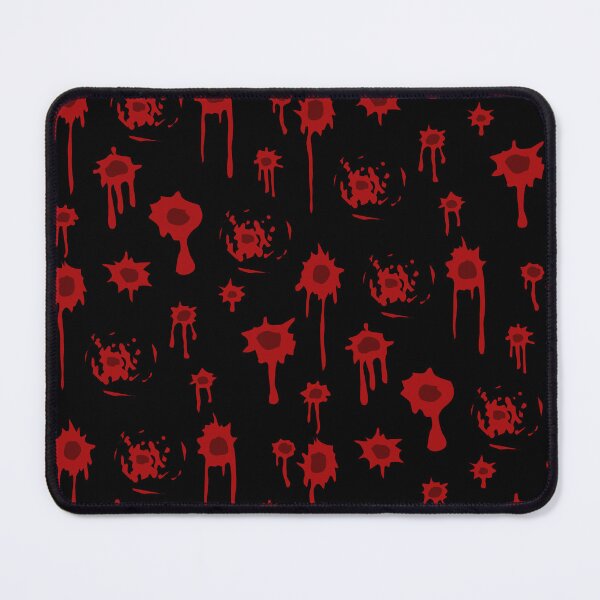 Item preview, of Blood Gunshot Bullet Hole Circle (multi sticker sheet black remixed) designed and sold by ConceptLT.