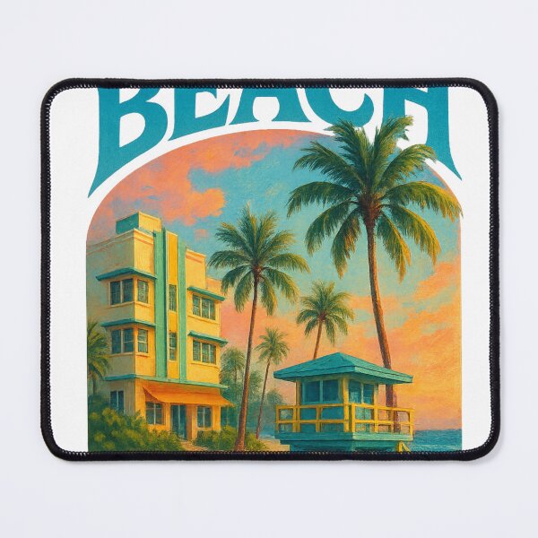 Item preview, South Beach Miami Lifeguard Tower and Art Deco Hotel, Florida designed and sold by Aryabek.