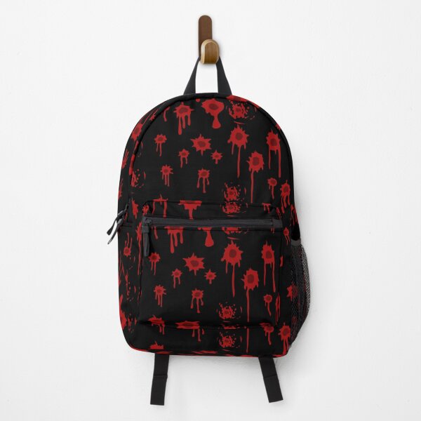 Item preview, of Blood Gunshot Bullet Hole Circle (multi sticker sheet black) designed and sold by ConceptLT.