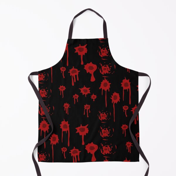 Item preview, of Blood Gunshot Bullet Hole Circle (multi sticker sheet black) designed and sold by ConceptLT.