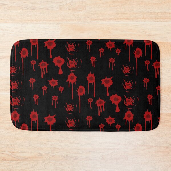 Item preview, of Blood Gunshot Bullet Hole Circle (multi sticker sheet black) designed and sold by ConceptLT.