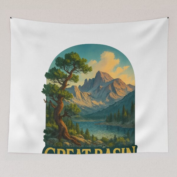 Item preview, Great Basin National Park Wheeler Peak and Alpine Lake, Nevada designed and sold by Aryabek.