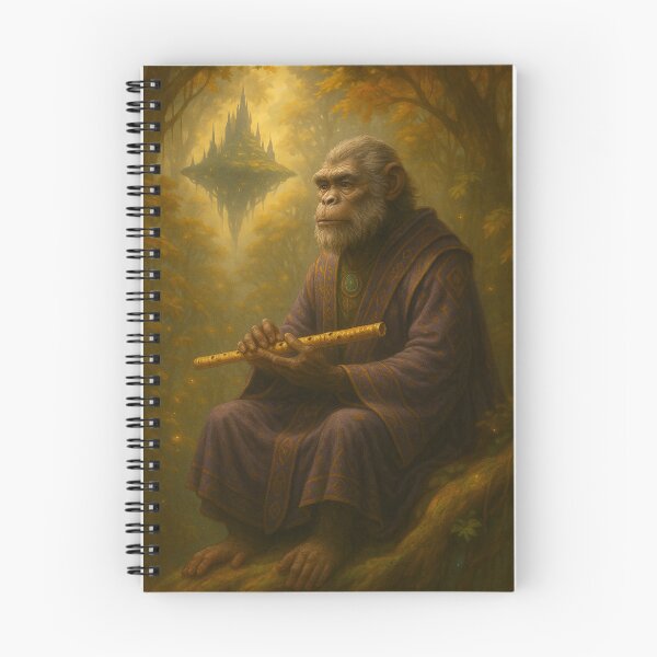 Item preview, The Celestial Flutist – Guardian of the Hidden Realms designed and sold by DeclanEclectica.