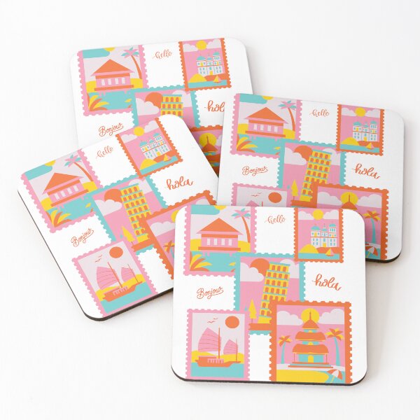 Item preview, Vacation Postmark Collage designed and sold by Hannahbananaco.