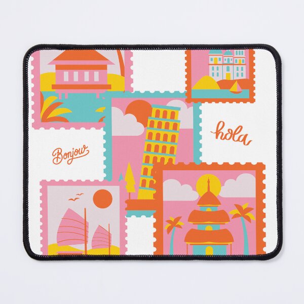 Item preview, Vacation Postmark Collage designed and sold by Hannahbananaco.
