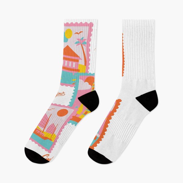 Item preview, Vacation Postmark Collage designed and sold by Hannahbananaco.