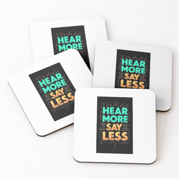 Item preview, Hear more say less  designed and sold by Faith & expression .