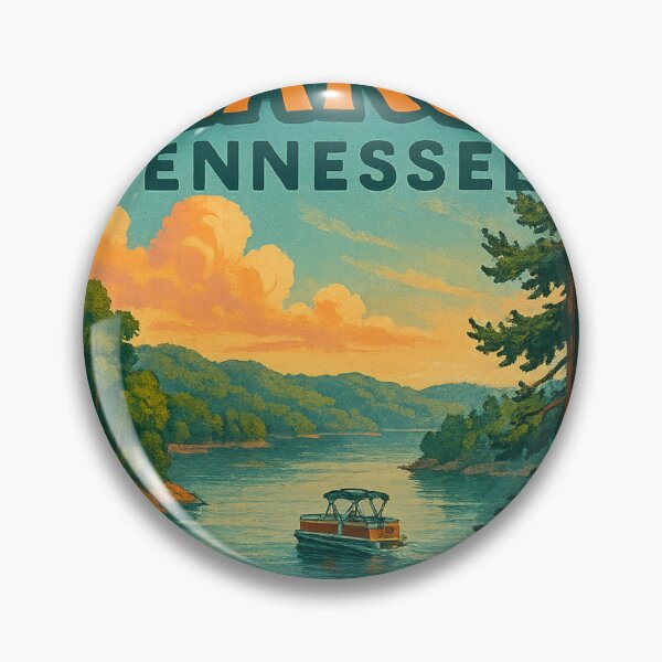 Item preview, Norris Lake with Pontoon Boat, Tennessee designed and sold by Aryabek.