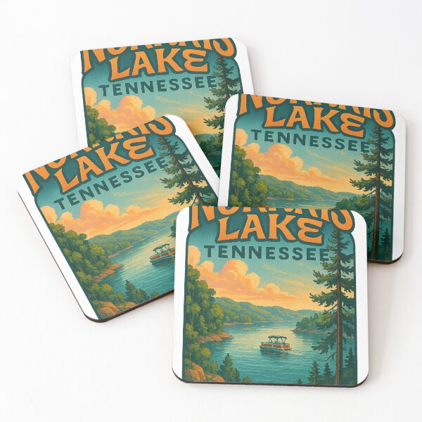 Item preview, Norris Lake with Pontoon Boat, Tennessee designed and sold by Aryabek.