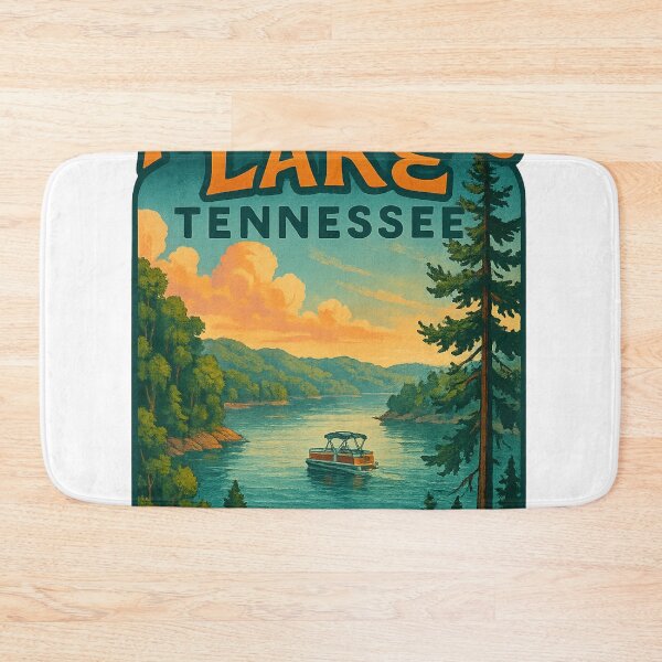 Item preview, Norris Lake with Pontoon Boat, Tennessee designed and sold by Aryabek.
