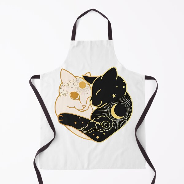 Item preview, sun cat and moon cat designed and sold by ToriMood.