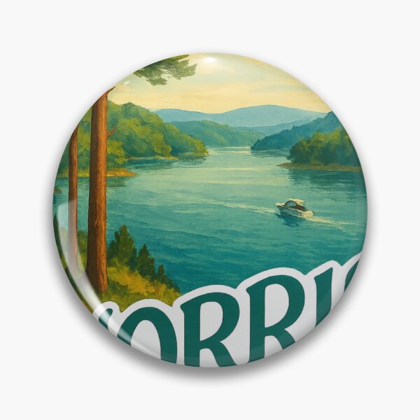 Item preview, Norris Lake with Pine Trees, Tennessee designed and sold by Aryabek.