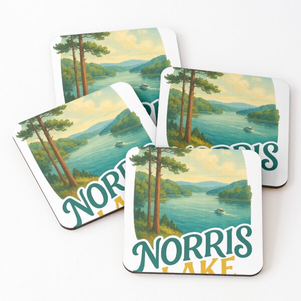 Item preview, Norris Lake with Pine Trees, Tennessee designed and sold by Aryabek.