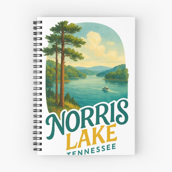 Item preview, Norris Lake with Pine Trees, Tennessee designed and sold by Aryabek.
