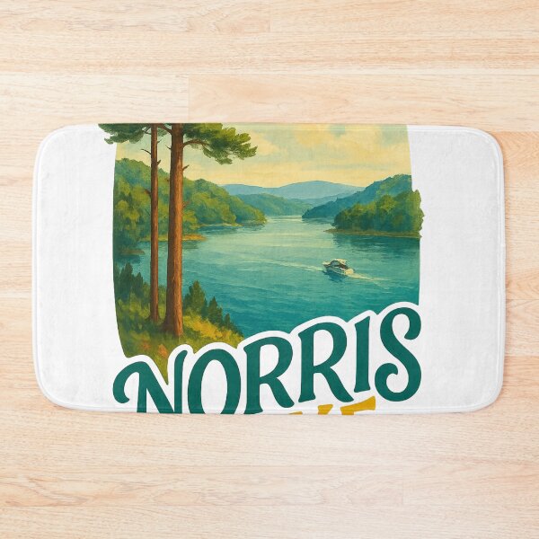 Item preview, Norris Lake with Pine Trees, Tennessee designed and sold by Aryabek.