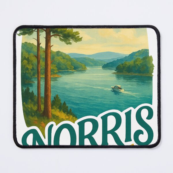 Item preview, Norris Lake with Pine Trees, Tennessee designed and sold by Aryabek.