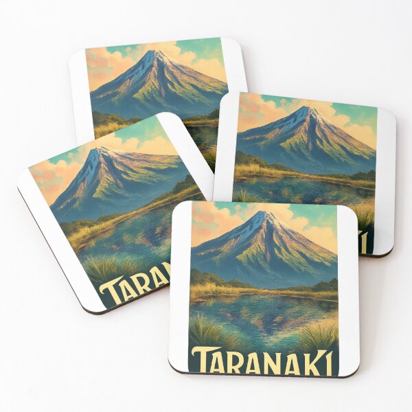 Item preview, Mount Taranaki with Reflection, New Zealand designed and sold by Aryabek.