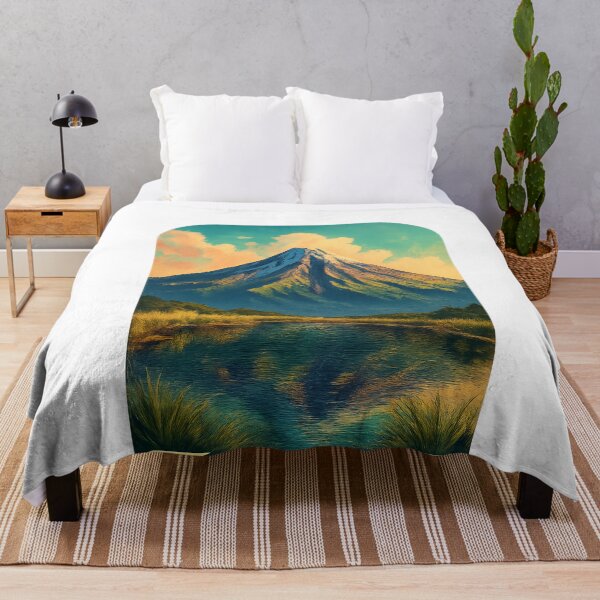 Item preview, Mount Taranaki with Reflection, New Zealand designed and sold by Aryabek.