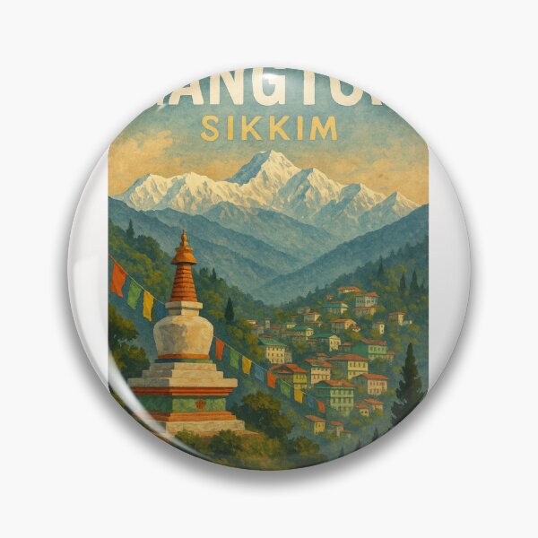 Item preview, Gangtok and the Eastern Himalayas, Sikkim designed and sold by Places On Earth.