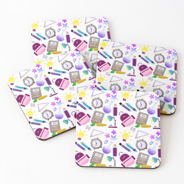 Item preview, Colorful Back to School Illustrations Featuring Educational Supplies designed and sold by ELF11design.