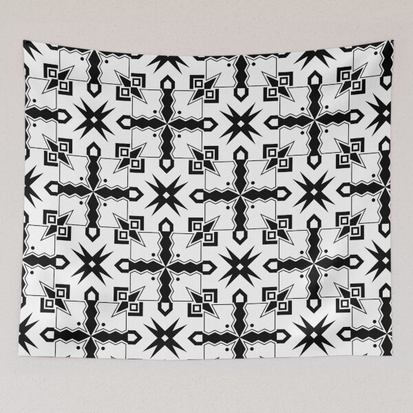 Item preview, Retro Art Deco Geometric Pattern 24.P06b.054.056 designed and sold by Space & Care - Art Deco GeoMetrica.