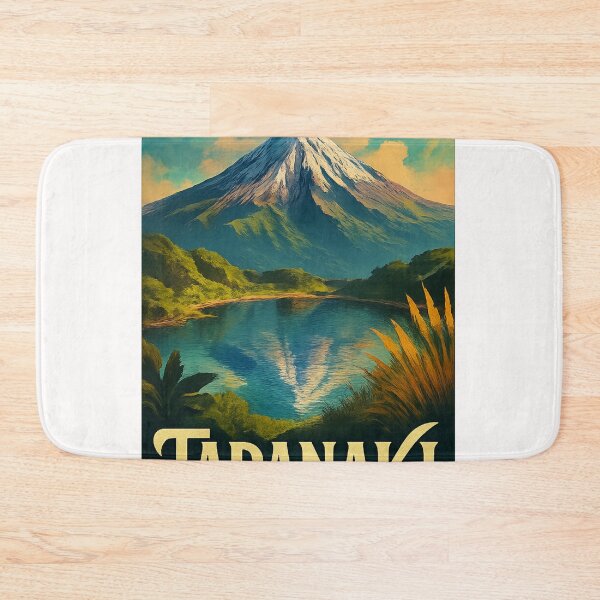 Item preview, Mount Taranaki over Alpine Lake, New Zealand designed and sold by Places On Earth.