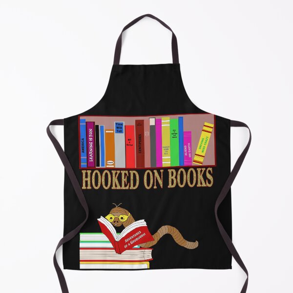 Item preview, Hooked on Books Bookworm designed and sold by kristalcurt.