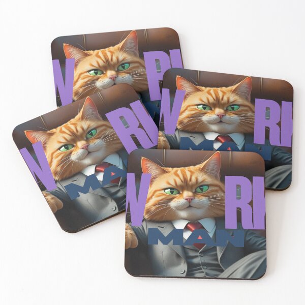 Item preview, Boss Cat in Suit – Motivational “Work Man” Design designed and sold by Catdesign888.