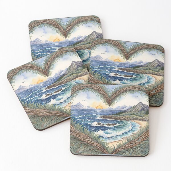 Item preview, Heartwatch Over the Ocean designed and sold by Whimspired By Paxx.