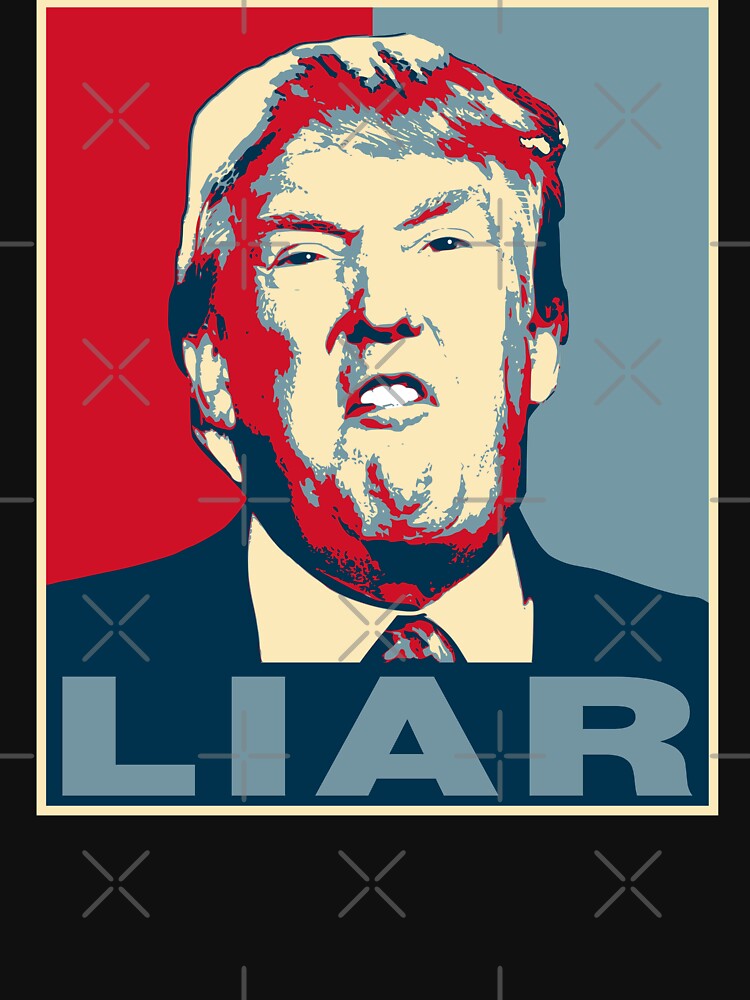 Thumbnail 7 of 7, Classic T-Shirt, Trump Liar Poster T-shirt designed and sold by EthosWear.