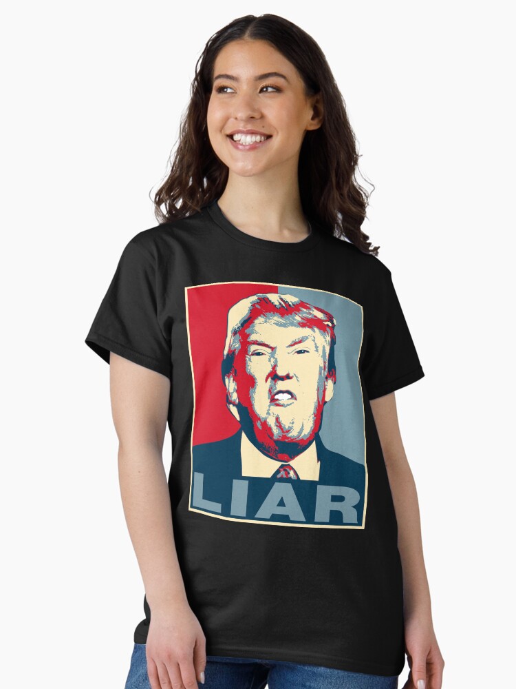 Thumbnail 2 of 7, Classic T-Shirt, Trump Liar Poster T-shirt designed and sold by EthosWear.