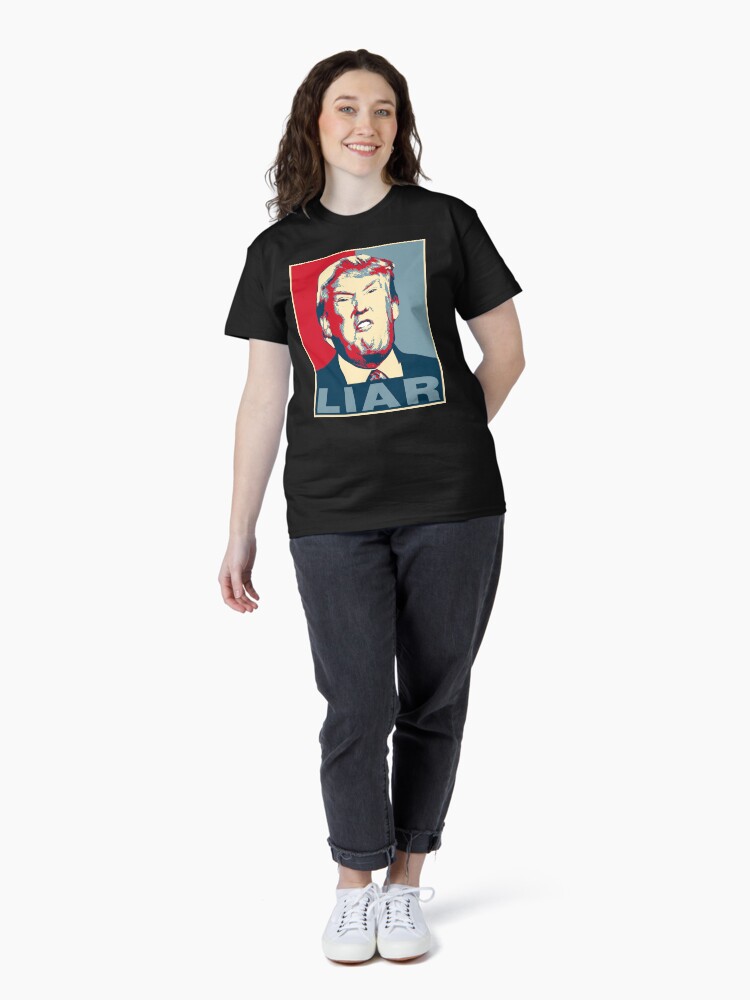 Thumbnail 4 of 7, Classic T-Shirt, Trump Liar Poster T-shirt designed and sold by EthosWear.