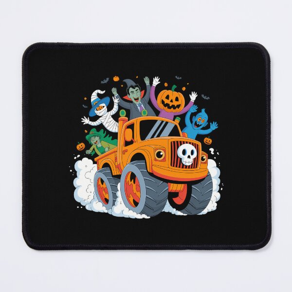 Item preview, Halloween Skeleton Zombie Truck Lovers Vampire designed and sold by CookWorldLaughs.