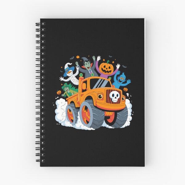 Item preview, Halloween Skeleton Zombie Truck Lovers Vampire designed and sold by CookWorldLaughs.