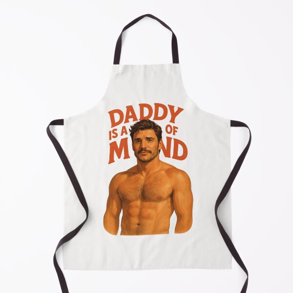 Item preview, Daddy Is a State of Mind with Bearded Pedro Pascal in Orange designed and sold by Places On Earth.
