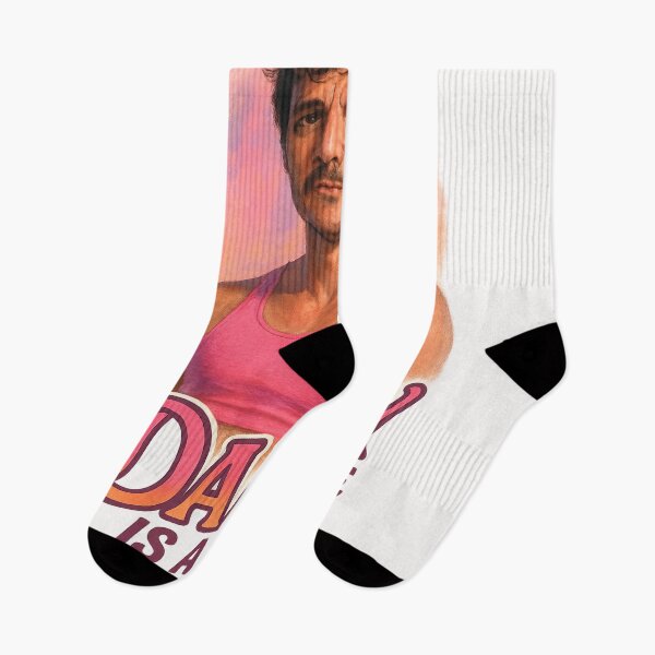 Item preview, Daddy Is a State of Mind with Pedro Pascal in Pink Tank Top designed and sold by Places On Earth.